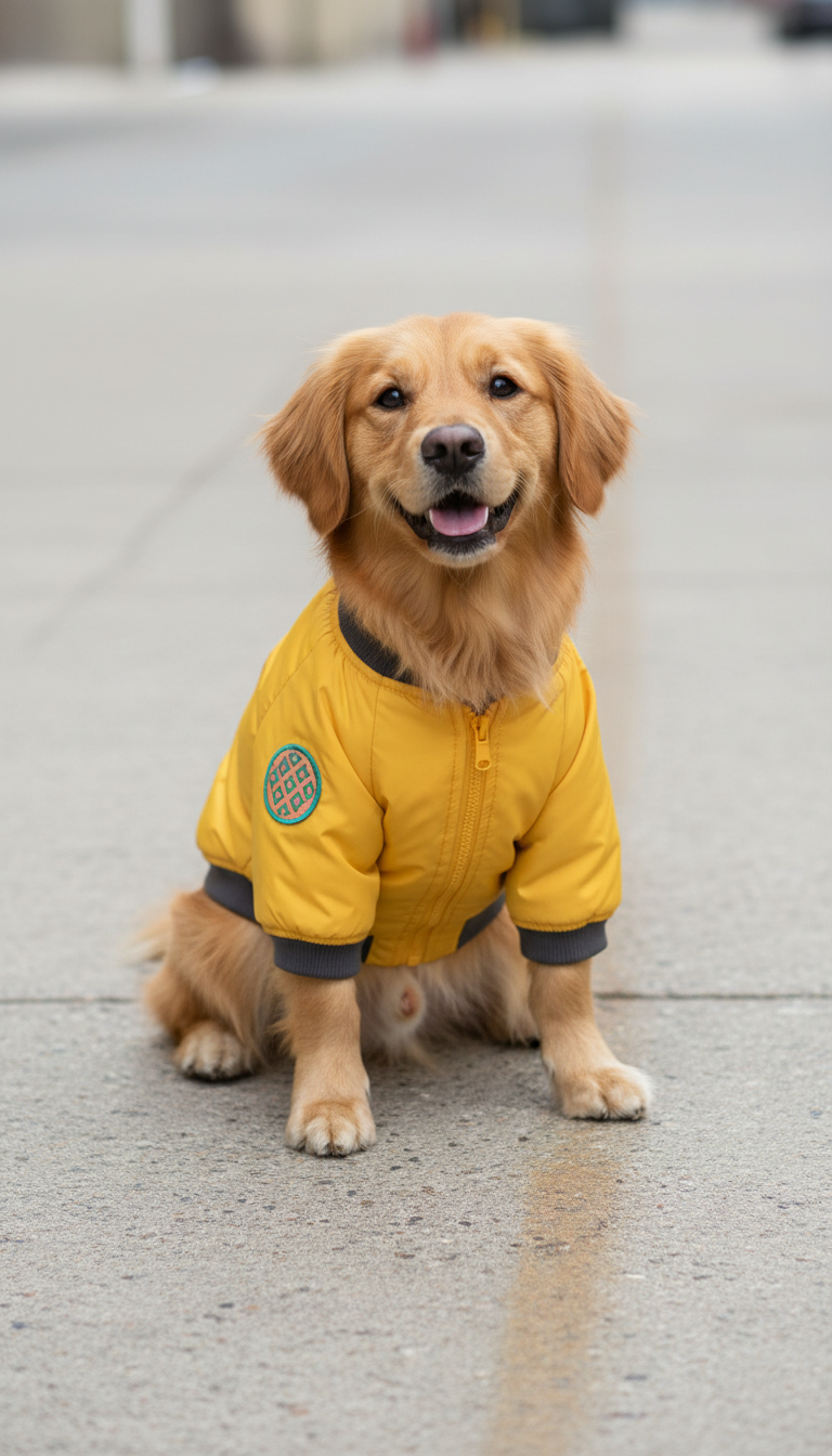 Sunny yellow bomber jacket